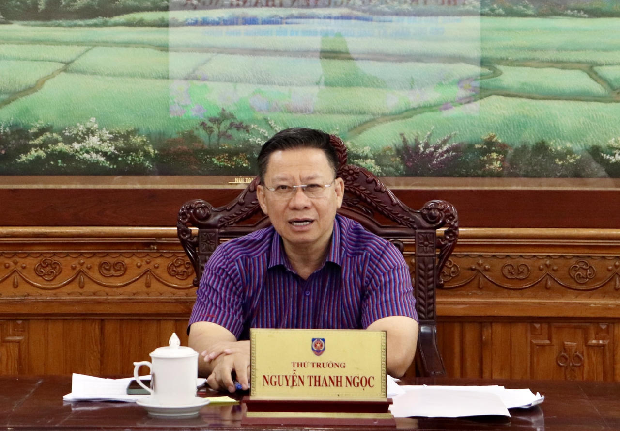 Thứ trưởng Nguyễn Thanh Ngọc phát biểu kết luận.