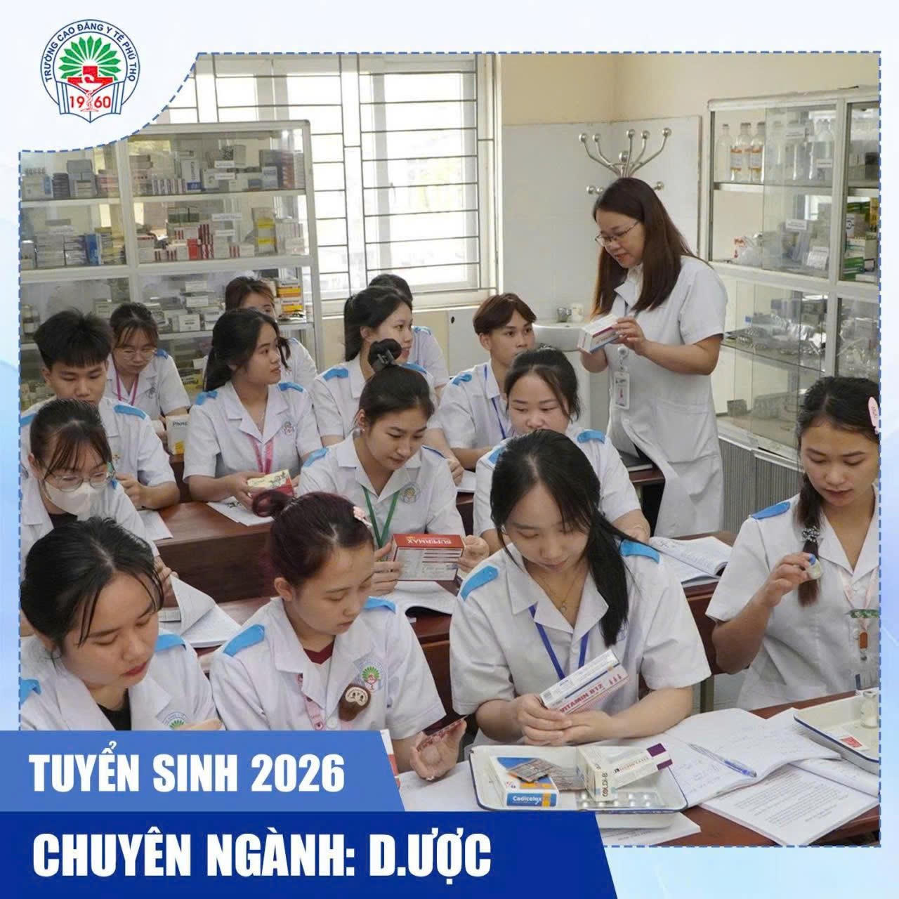  Trường Cao đẳng Y tế Phú Thọ: Nhiều ngành học chờ đón tân sinh viên
