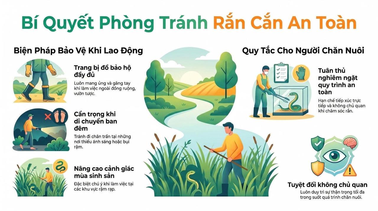 Bệnh viện đa khoa tỉnh Phú Thọ khuyến cáo và hướng dẫn xử lý khi bị rắn cắn