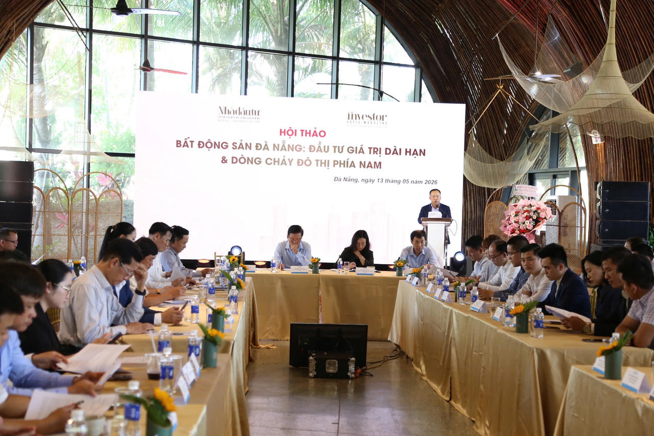 Hội thảo “Bất động sản Đà Nẵng: Đầu tư giá trị dài hạn & Dòng chảy đô thị phía Nam” với sự tham dự của lãnh đạo các bộ, ngành Trung ương, chính quyền địa phương, chuyên gia kinh tế, doanh nghiệp và các nhà đầu tư bất động sản do Tạp chí Nhà đầu tư tổ chức