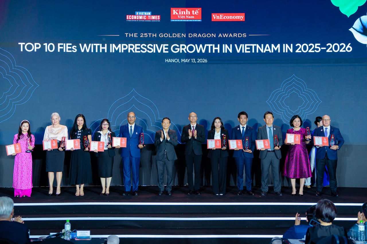 Vedan Việt Nam được vinh danh trong “Top 10 doanh nghiệp FDI tăng trưởng ấn tượng 2025–2026”.