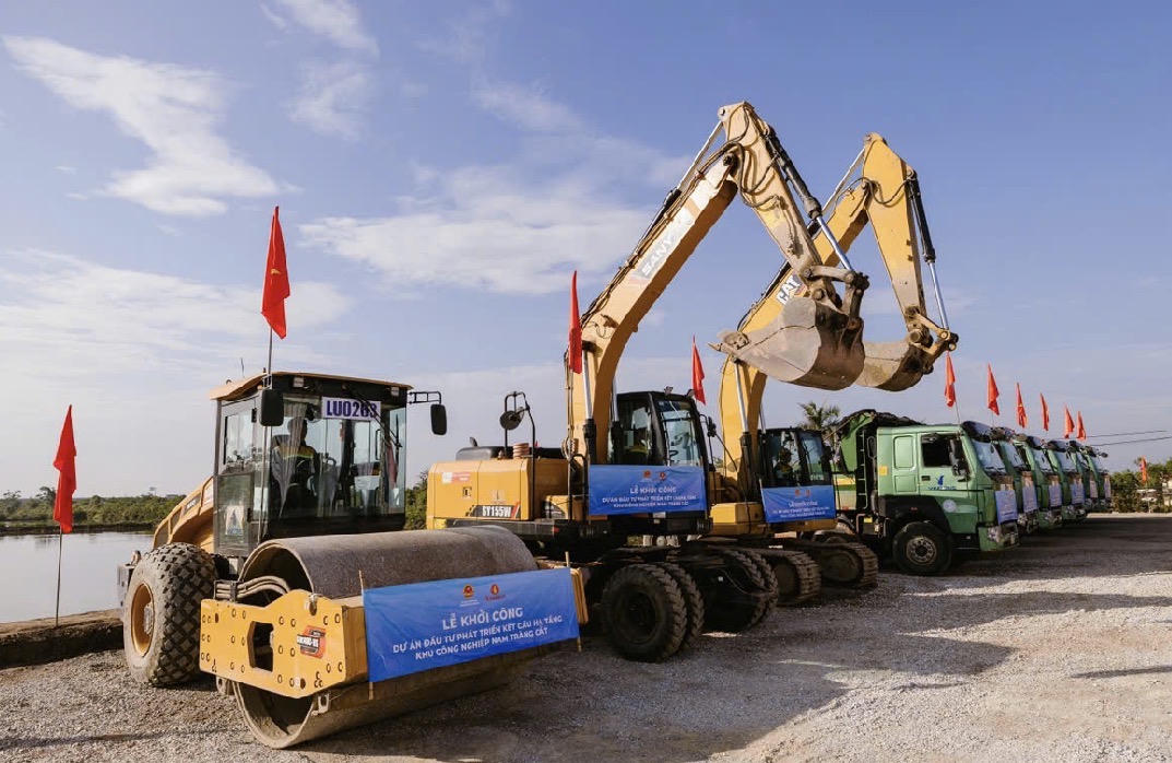 Giai đoạn thi công xây dựng hạ tầng và đưa vào kinh doanh dự kiến thực hiện từ quý II/2026 đến quý III/2028.