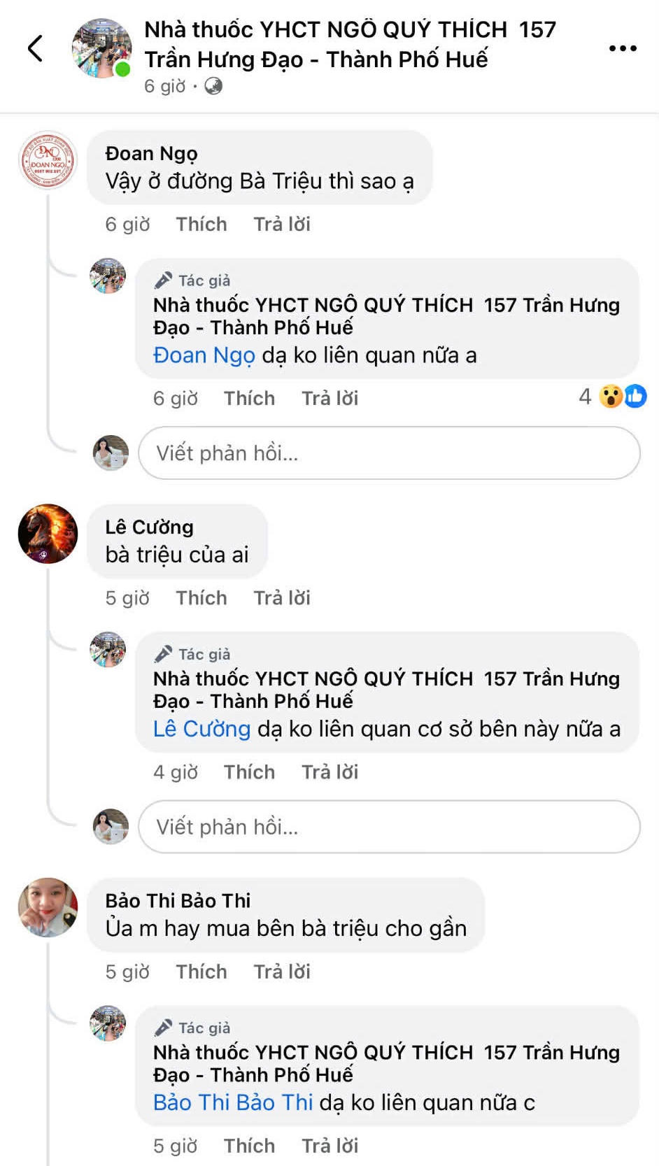Vợ cố Lương Y Ngô Quý Thích lên tiếng về thông tin liên quan đến "Cơ sở 2" của nhà thuốc