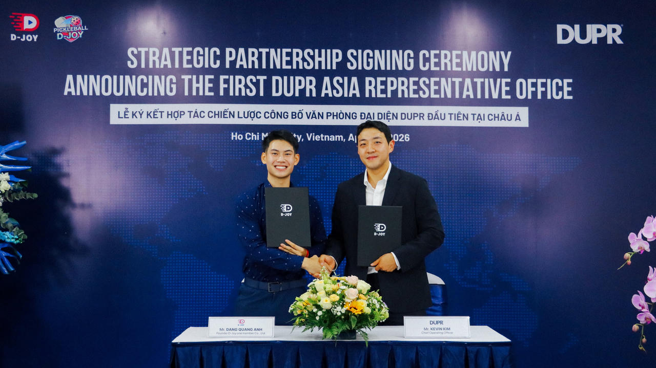 DUPR chọn Việt Nam làm nơi đặt trụ sở đầu tiên tại châu Á, thông qua sự kết nối và năng lực tổ chức vượt trội của D-Joy.