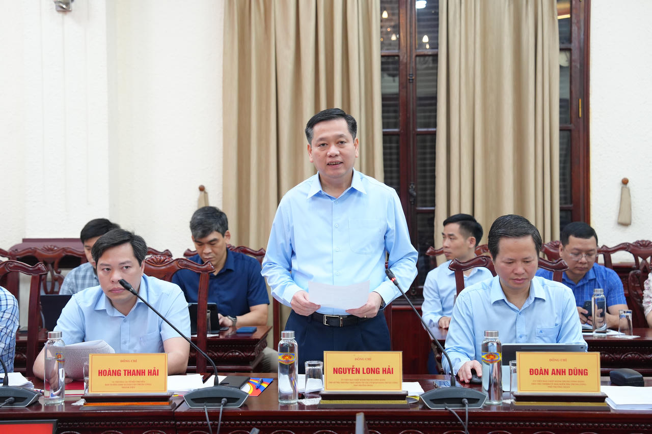 Phó Bí thư Thường trực Đảng ủy các cơ quan Đảng Trung ương Nguyễn Long Hải.