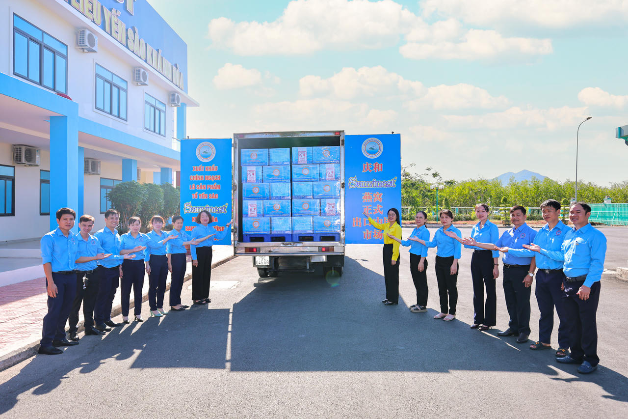 Trong năm 2026, tình hình xuất khẩu của Công ty Yến sào Khánh Hòa liên tục ghi nhận những điểm sáng.