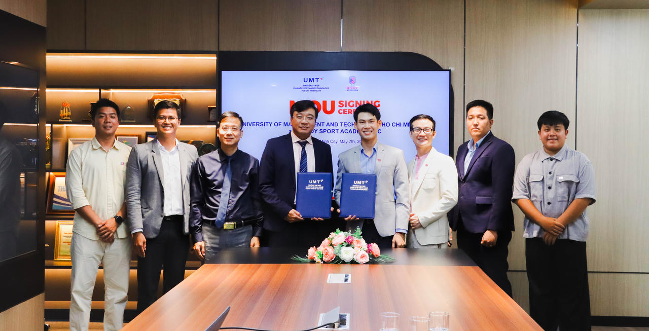 Lễ ký kết giữa D-Joy và UMT đánh dấu bước phát triển mới trong chiến lược mở rộng hệ sinh thái doanh nghiệp, đặc biệt đối với ngành Quản lý Thể dục Thể thao.