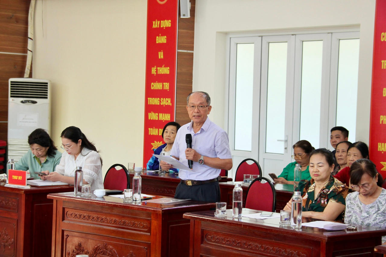 Phú Thượng (Hà Nội) lấy ý kiến cộng đồng về tác động môi trường Dự án Công viên công cộng ven sông Hồng 