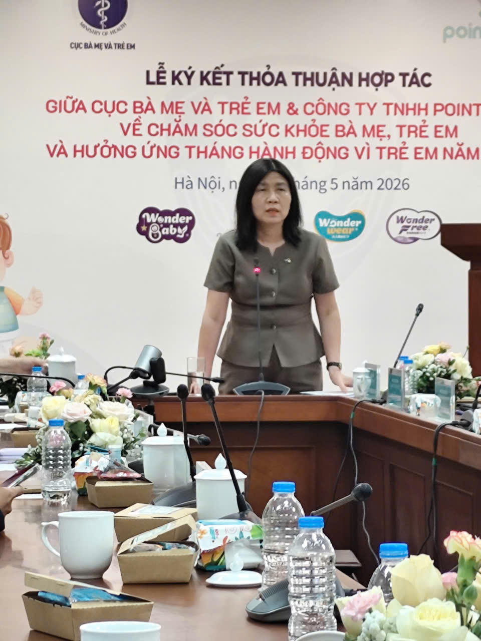 Bà Nguyễn Thị Nga – Phó Cục trưởng Cục Bà mẹ và Trẻ em cho biết  Luật Trẻ em sẽ được sửa đổi, bổ sung trong thời gian tới. (Ảnh PV)
