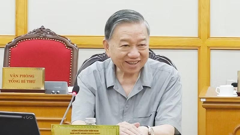 Tổng Bí thư, Chủ tịch nước Tô Lâm phát biểu chỉ đạo. Ảnh: TTXVN