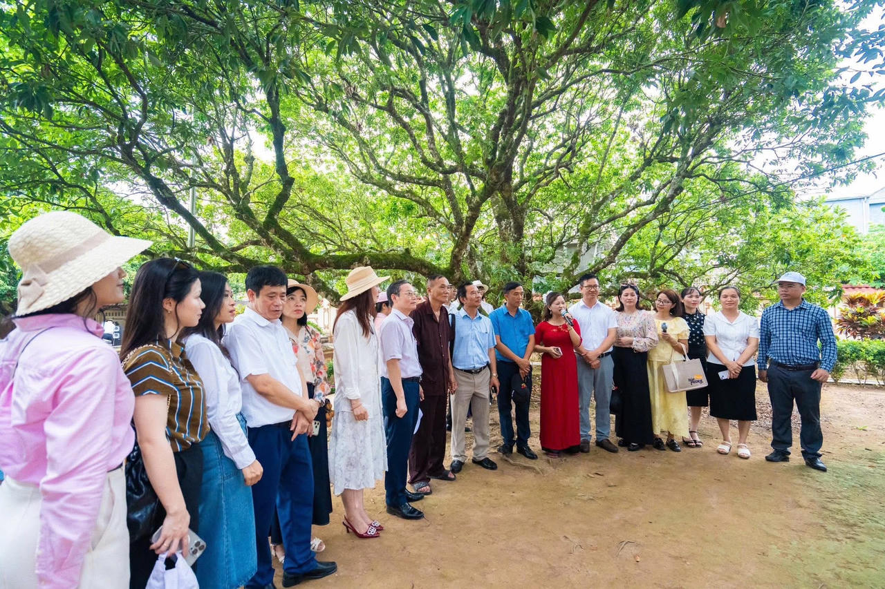 Đoàn khảo sát đã trực tiếp tham quan khu bảo tồn cây vải tổ, điểm du lịch sinh thái Đồng Mẩn, các mô hình vườn vải VietGAP tại xã Hà Đông, cùng nhiều di tích, điểm văn hóa đặc trưng như đền An Liệt hay phường rối nước Thanh Hải ở xã Hà Tây.