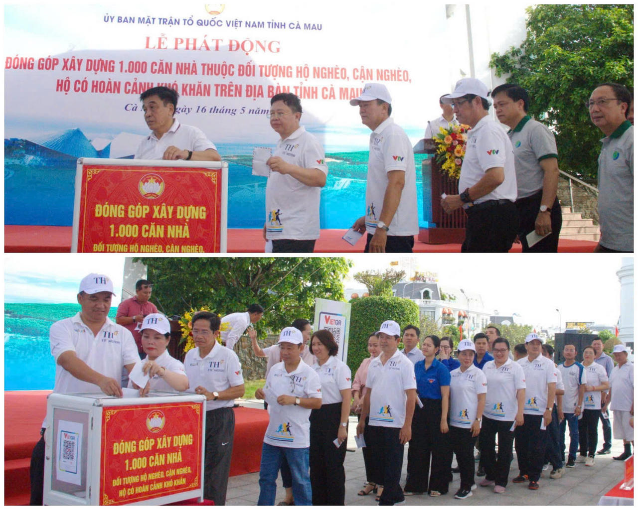 Đông đảo các Sở, ban, ngành tỉnh Cà Mau cùng các doanh nghiệp, tham gia đóng góp ủng hộ chương trình.