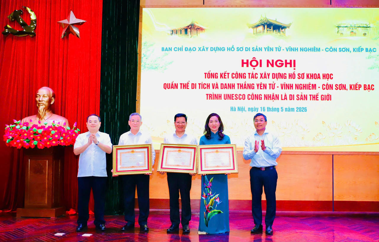 Tổng kết công tác xây dựng hồ sơ khoa học Quần thể Di tích và danh thắng Yên Tử - Vĩnh Nghiêm - Côn Sơn, Kiếp Bạc