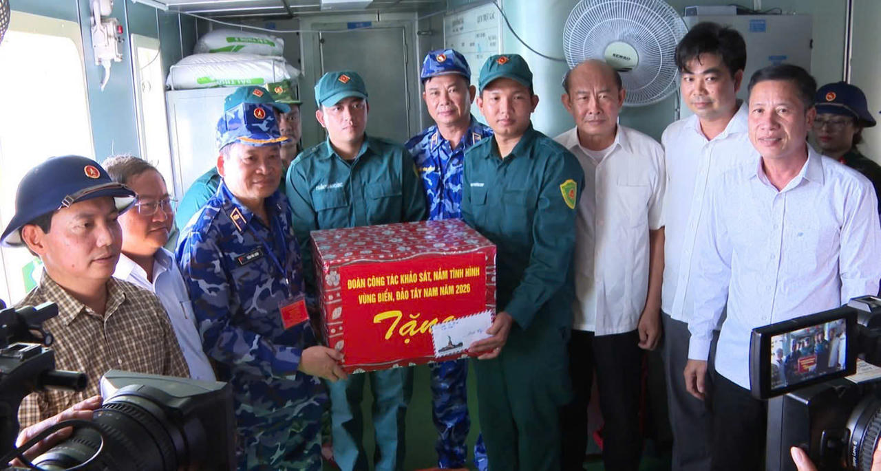 Tiếp sức cho các lực lượng làm nhiệm vụ trên tuyến biển đảo Tây Nam