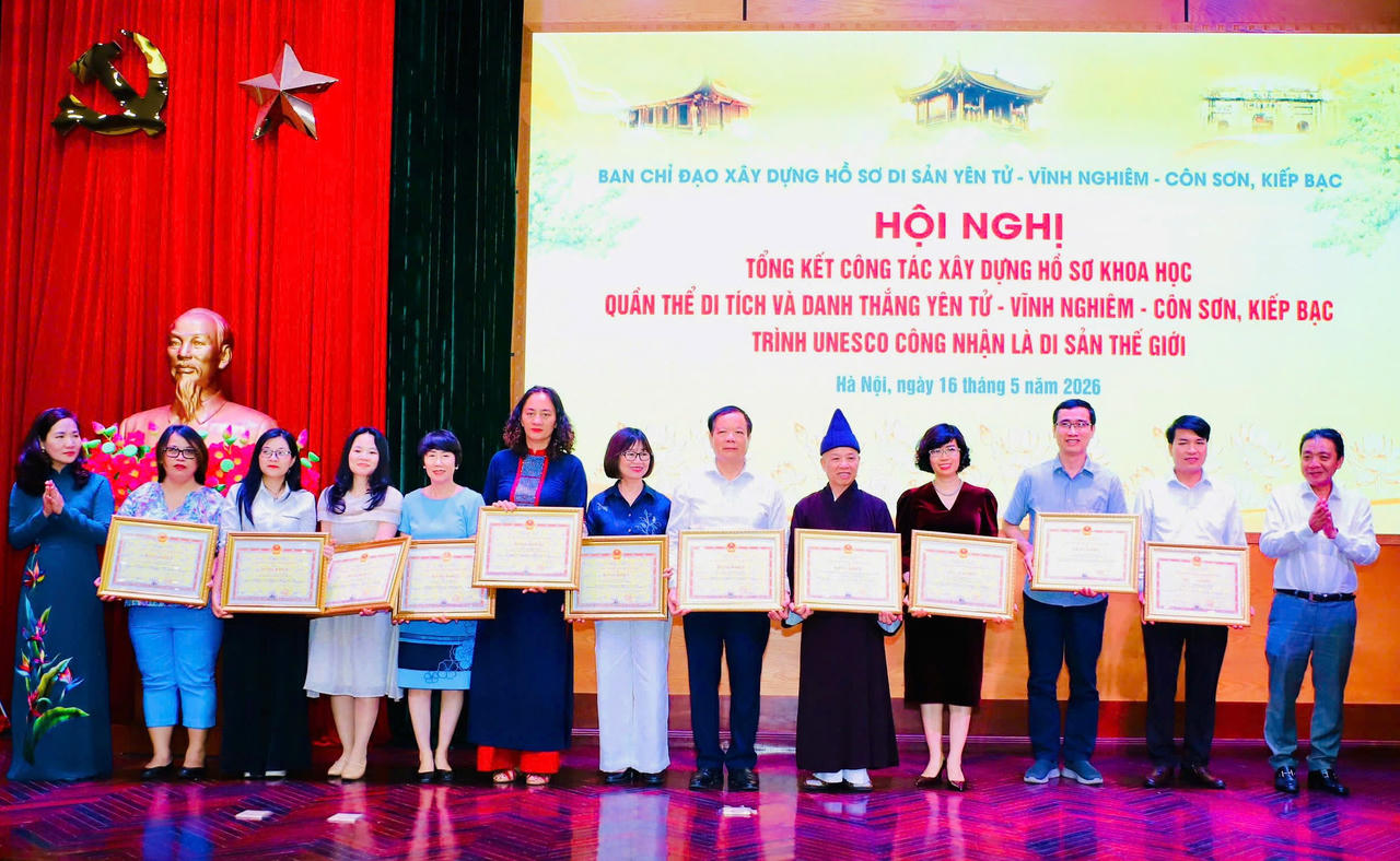 Tổng kết công tác xây dựng hồ sơ khoa học Quần thể Di tích và danh thắng Yên Tử - Vĩnh Nghiêm - Côn Sơn, Kiếp Bạc