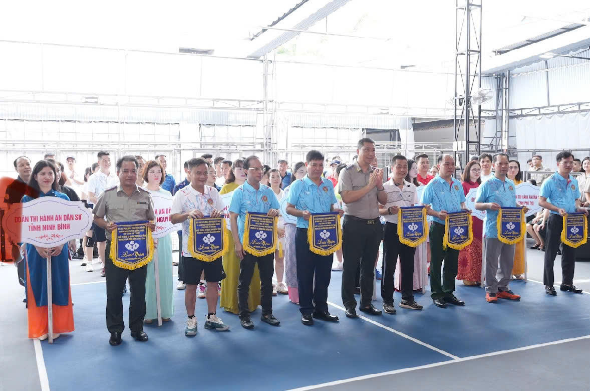 Giải Pickleball khối thi đua cơ quan thi hành án dân sự các tỉnh Trung du và Đồng bằng sông Hồng thành công tốt đẹp