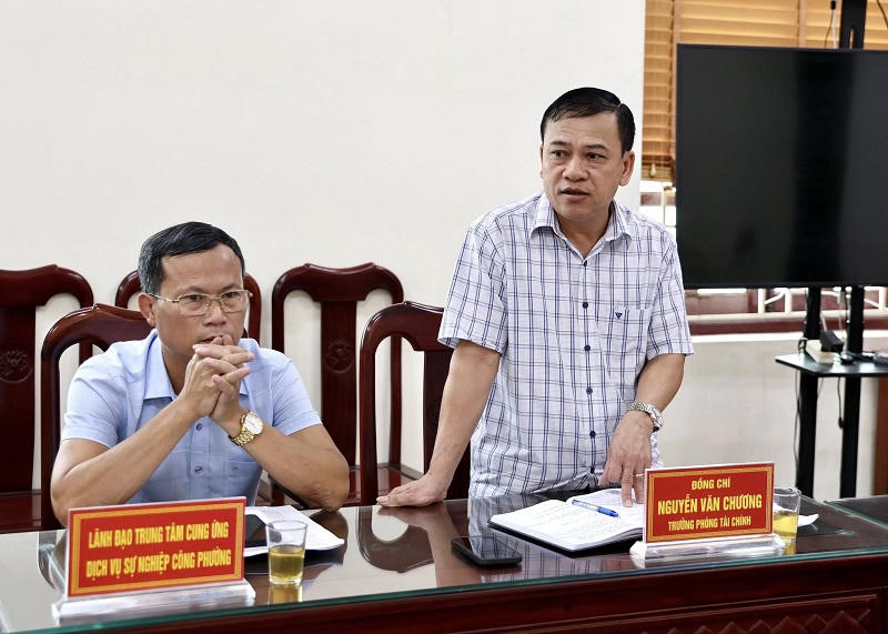 Đại diện các đơn vị tham gia đóng góp ý kiến tại hội nghị (Ảnh: TT phường Hạp Lĩnh).