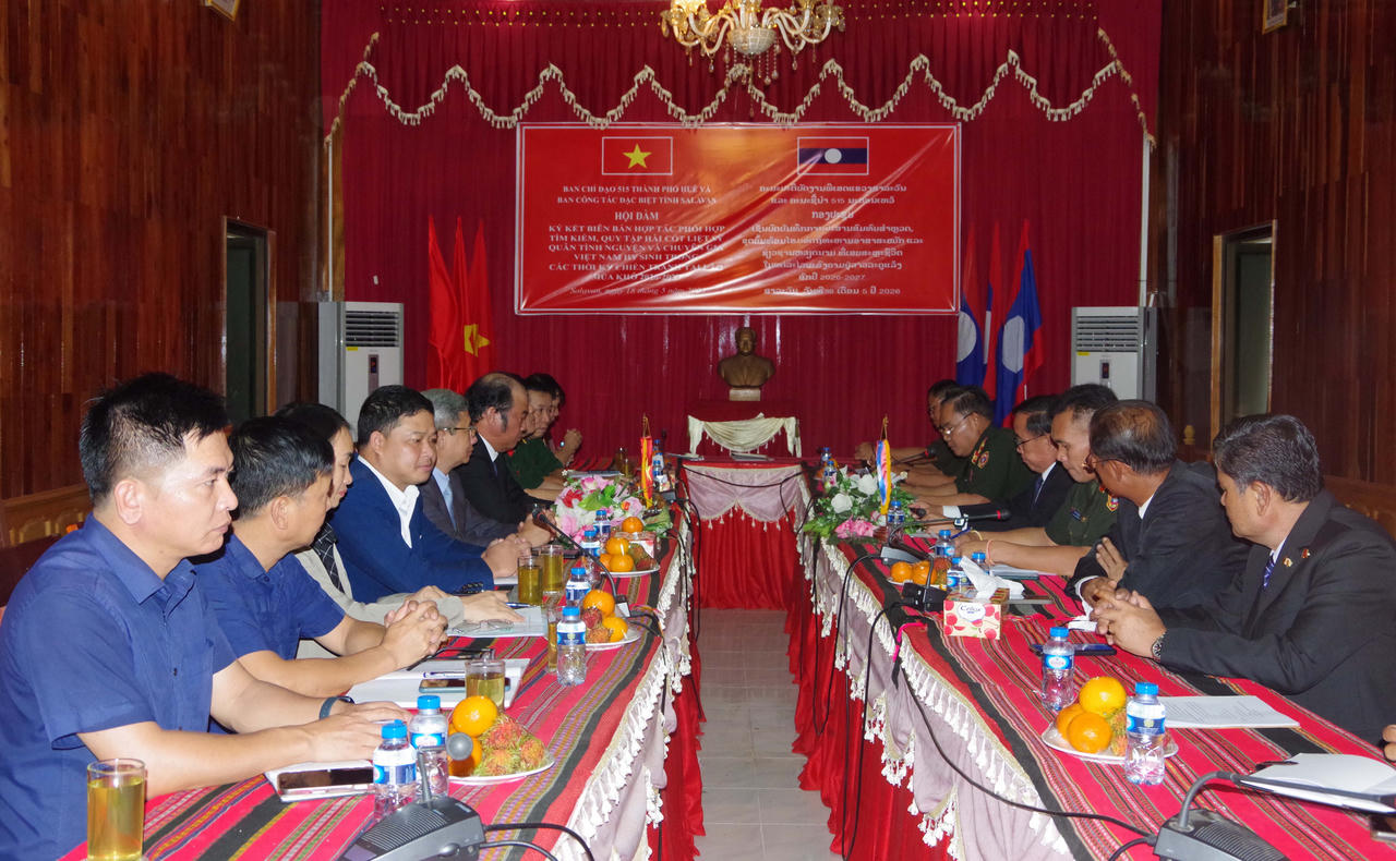 Quang cảnh buổi hội đàm.