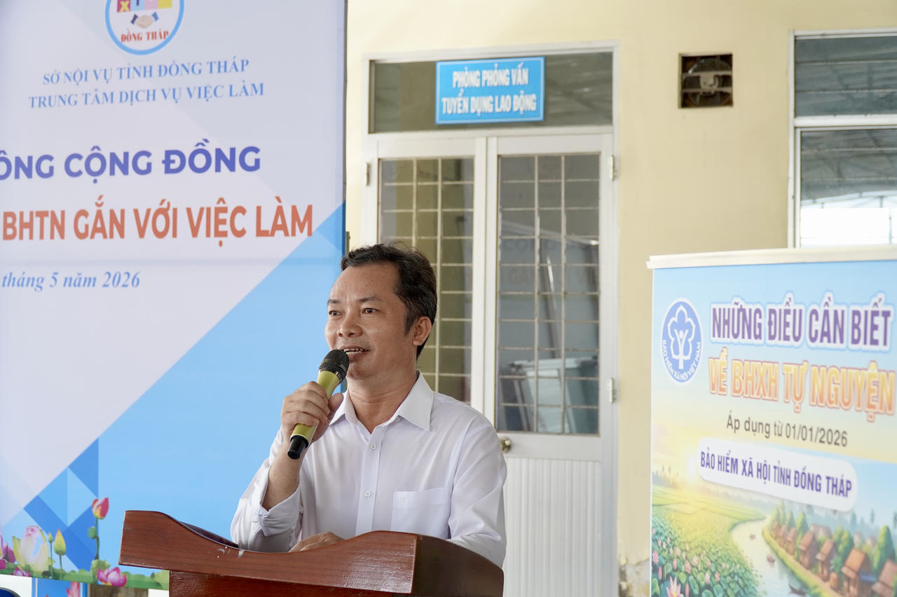 BHXH Đồng Tháp ra mắt Điểm truyền thông cộng đồng, đưa chính sách an sinh đến gần người dân