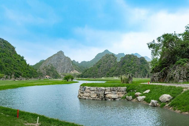 Thiết kế sân Canyon Course được tính toán tăng độ thử thách và tạo cảm xúc.