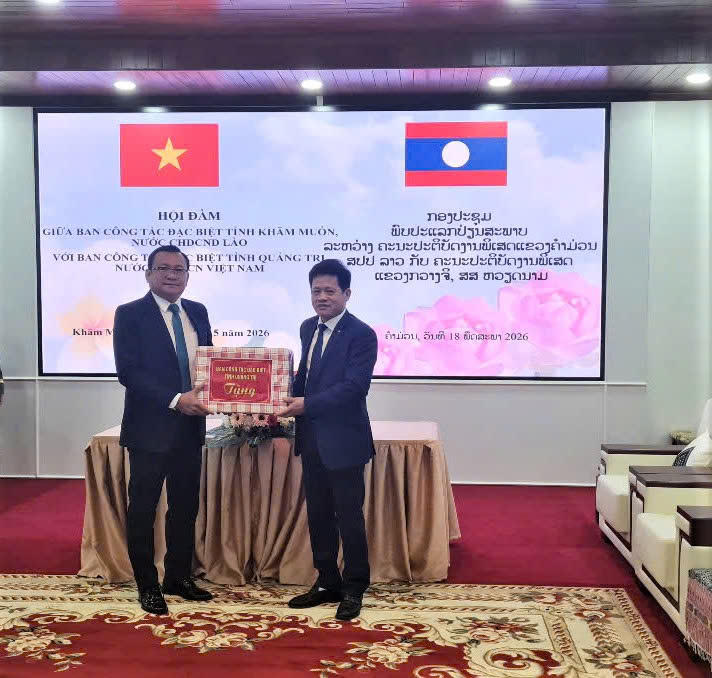 Tỉnh Quảng Trị và tỉnh Khăm Muồn (Lào) ký kết phối hợp tìm kiếm, hồi hương hài cốt liệt sĩ