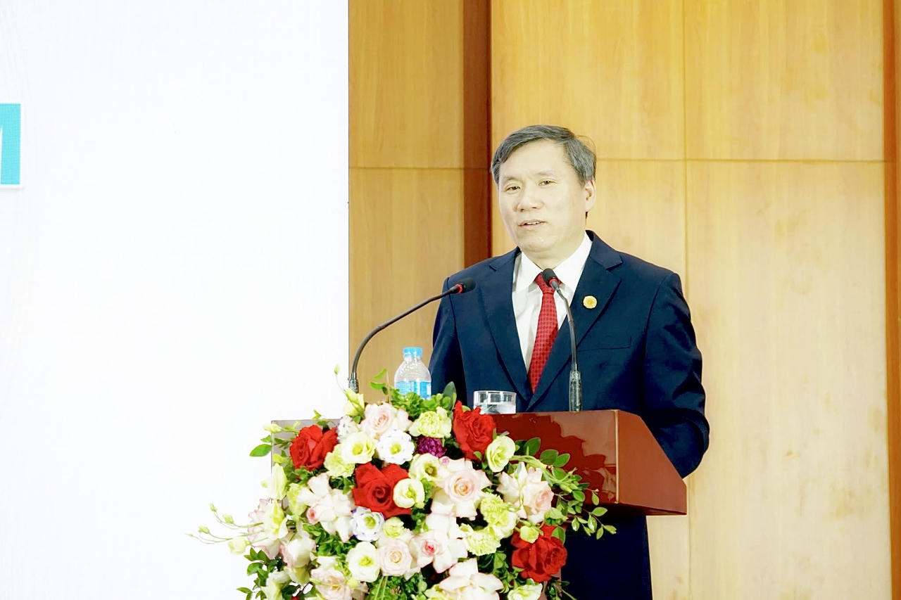 GS.TS Lê Văn Lợi phát biểu tại  Lễ kỷ niệm.