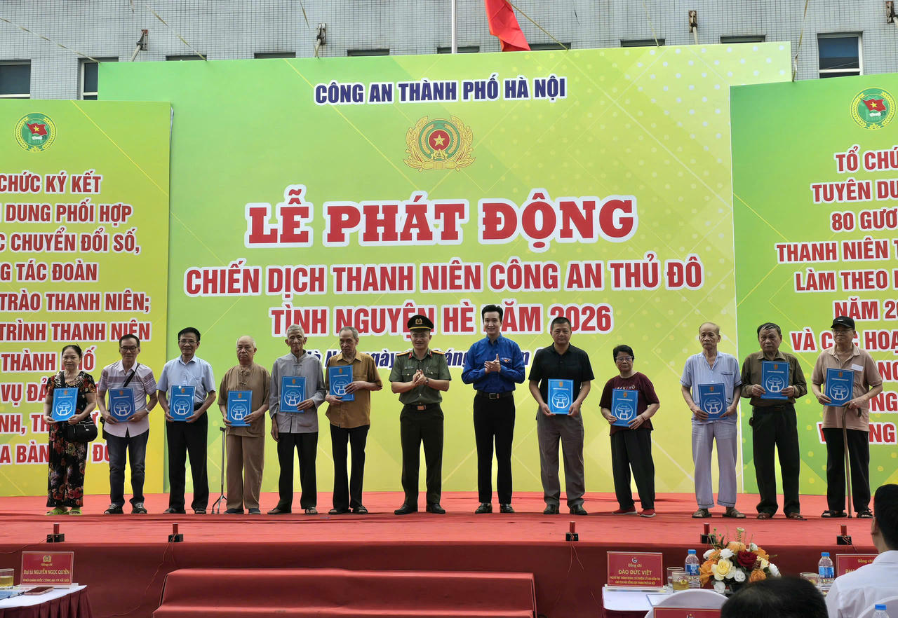 Tuổi trẻ Công an Thủ đô phát động Chiến dịch tình nguyện Hè 2026
