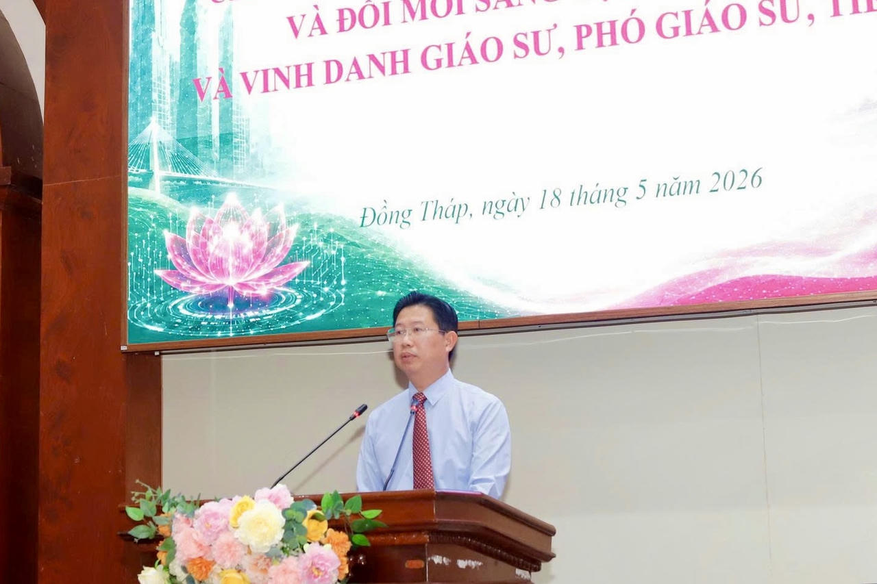 Phó Chủ tịch UBND tỉnh Đồng Tháp Huỳnh Minh Tuấn phát biểu chỉ đạo