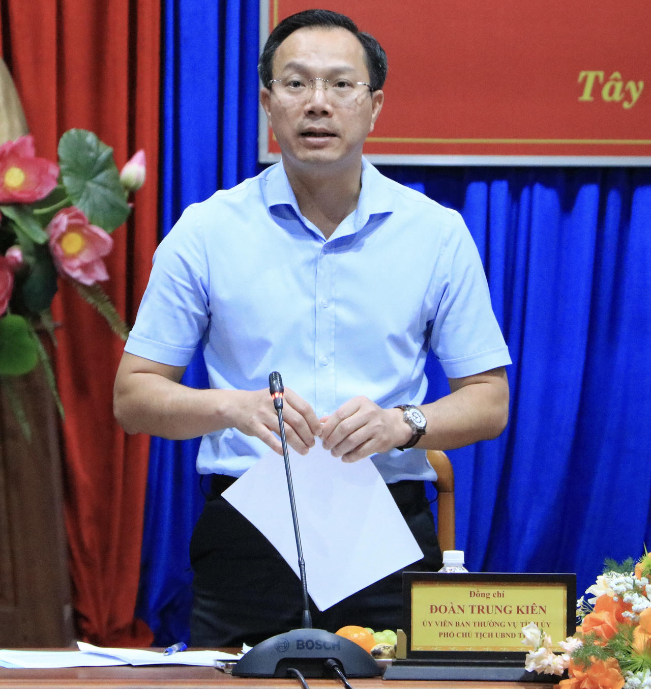 Phó Chủ tịch UBND tỉnh Tây Ninh Đoàn Trung Kiên