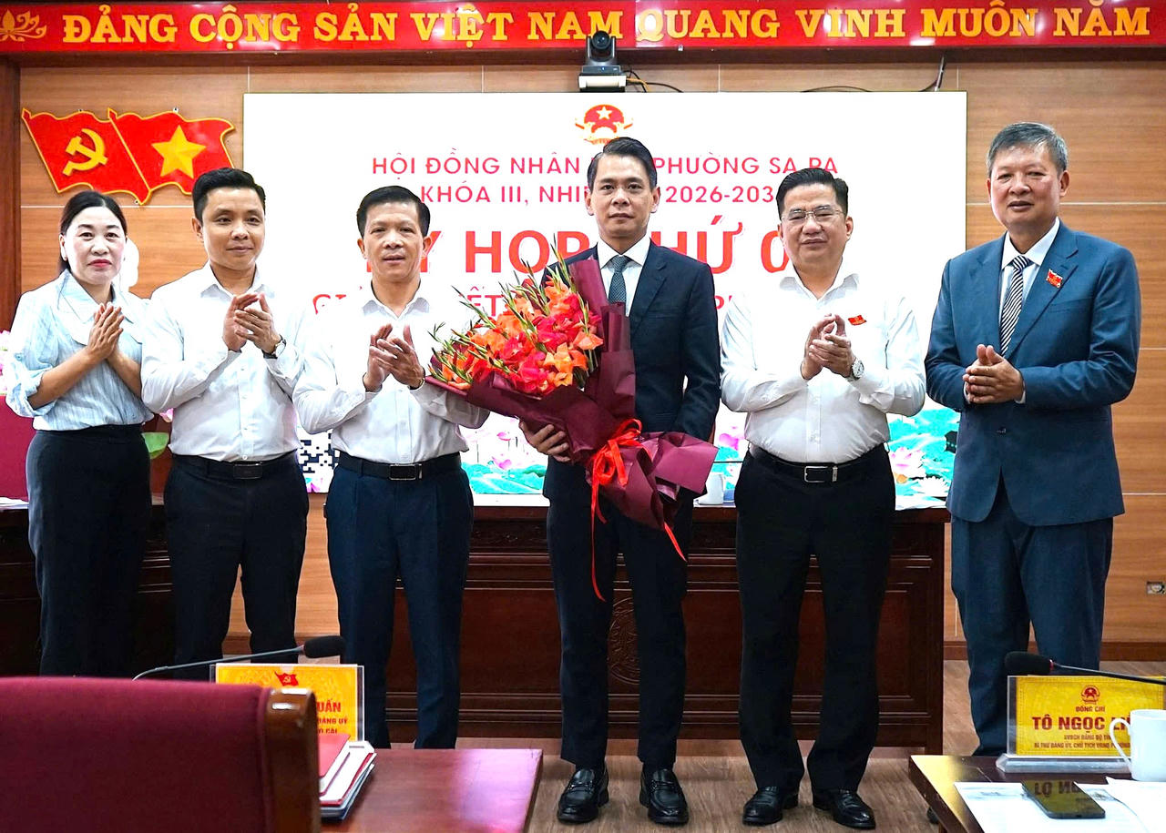 Ông Đặng Việt Dũng giữ chức Phó Chủ tịch UBND phường Sa Pa