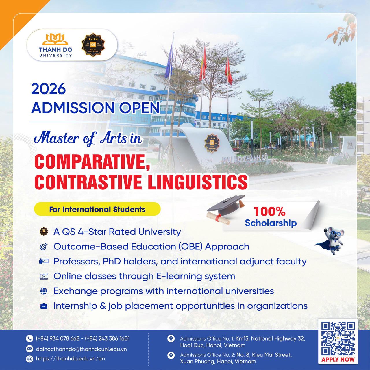 Quốc tế hóa giáo dục đại học: Cơ hội mới cho người học tại Trường Đại học Thành Đô