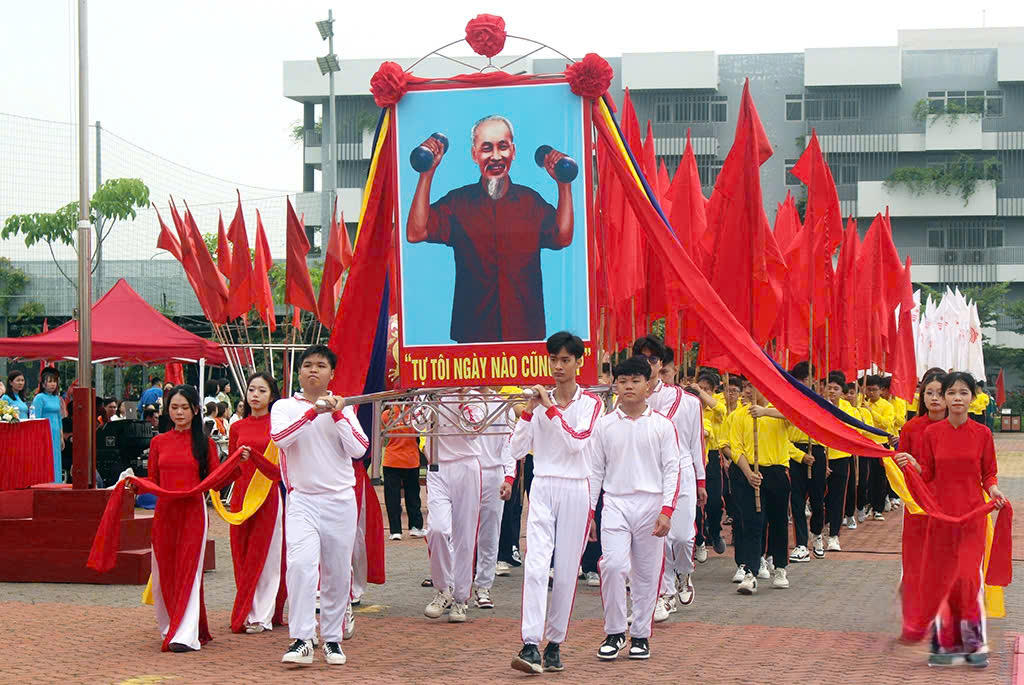 Ninh Bình: Phường Hà Nam và xã Bình Sơn khai mạc Đại hội Thể dục Thể thao 
