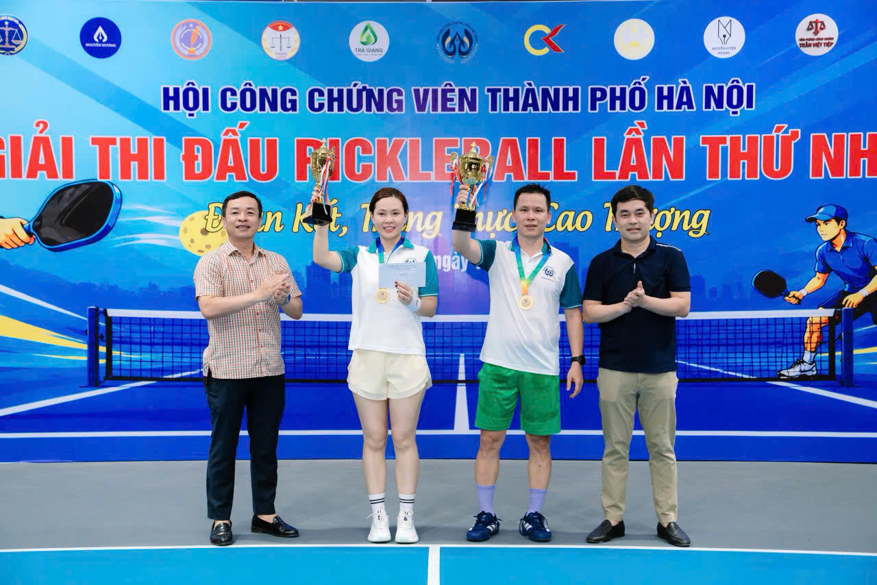 Giải Pickleball lần thứ I Hội Công chứng viên TP Hà Nội: Lan tỏa tinh thần đoàn kết, cao thượng và kết nối nghề nghiệp
