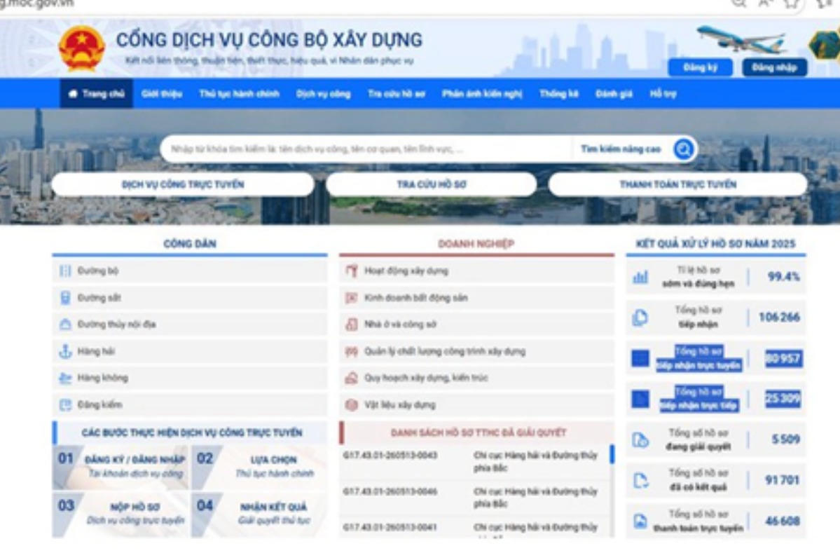 Bộ Xây dựng: Cắt giảm gần 300 thủ tục hành chính, tiết kiệm khoảng 7.000 tỷ đồng