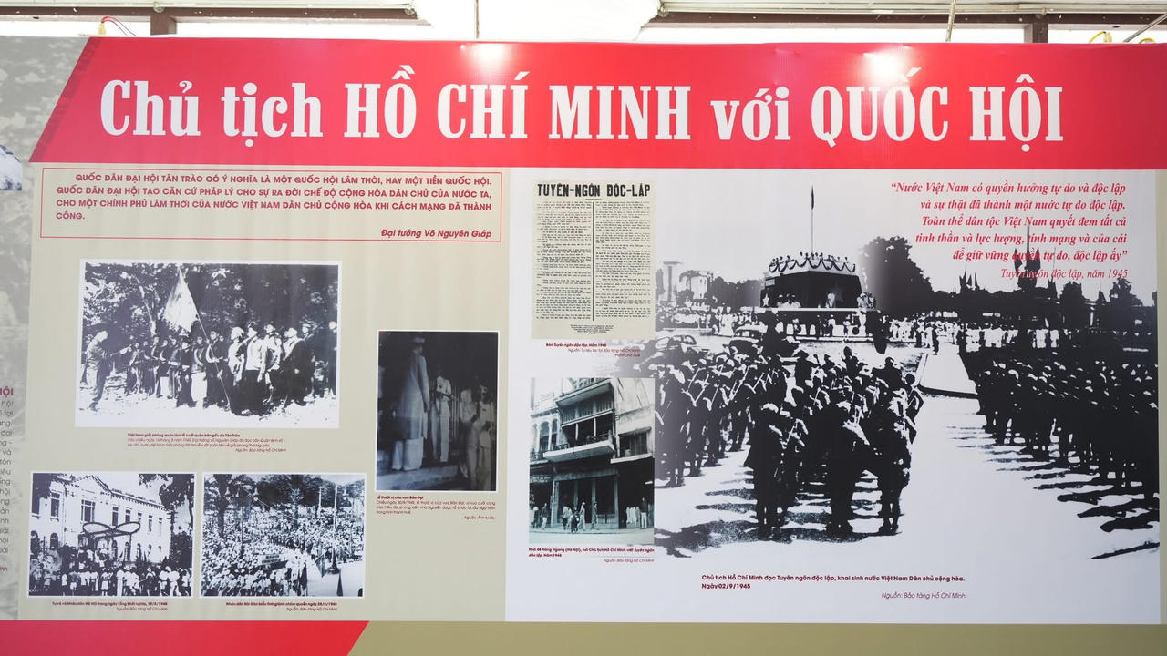 Không gian trưng bày tại triển lãm.