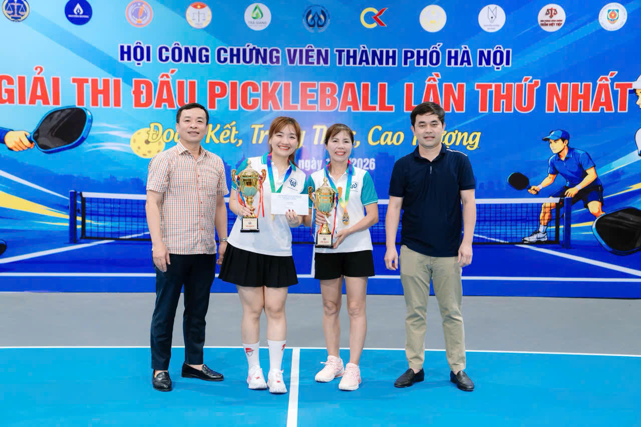 Giải Pickleball lần thứ I Hội Công chứng viên TP Hà Nội: Lan tỏa tinh thần đoàn kết, cao thượng và kết nối nghề nghiệp