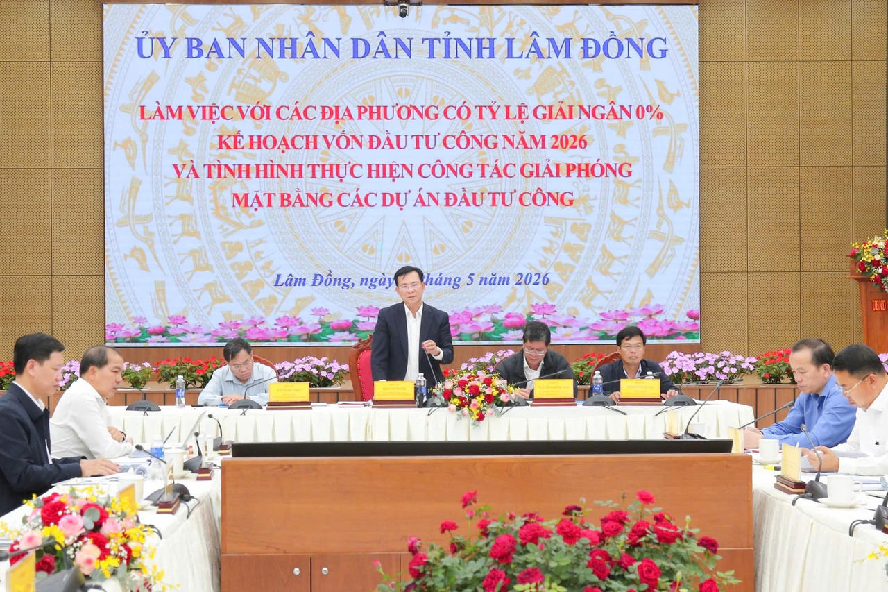Lâm Đồng quyết liệt đẩy mạnh giải ngân vốn đầu tư công