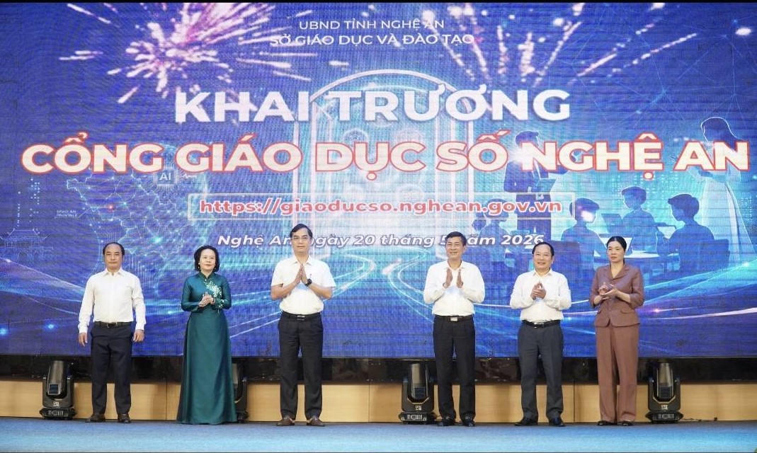 Ra mắt Cổng giáo dục số Nghệ An – bước đột phá thu hẹp khoảng cách giáo dục vùng miền