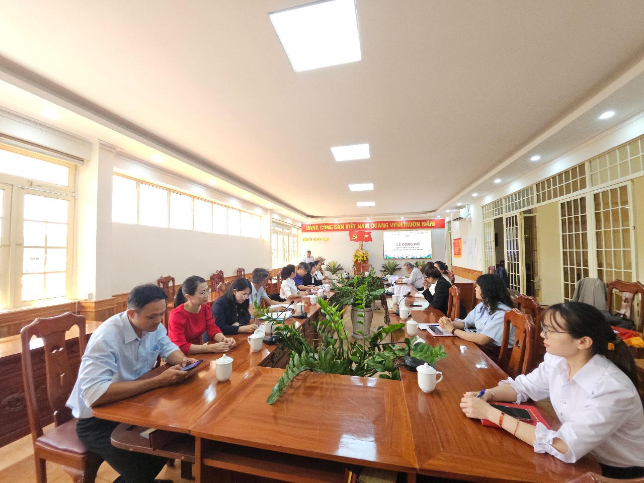 Lễ công bố quyết định thành lập Chi hội Luật gia xã Đức Trọng.