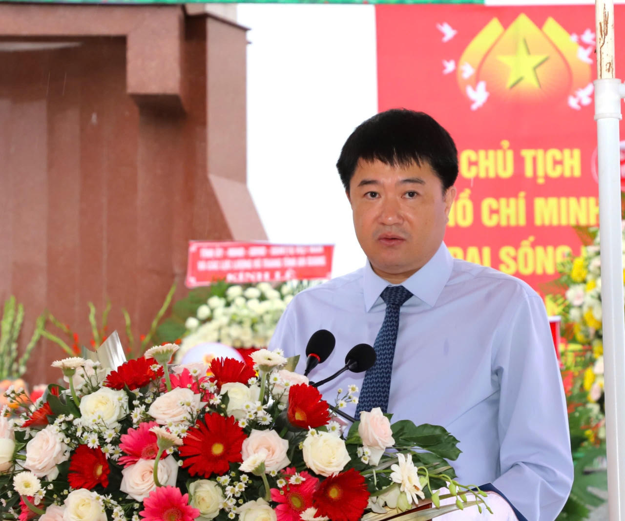 Giáo sư, tiến sĩ Chu Hoàng Hà - Phó Chủ tịch Viện Hàn lâm Khoa học và Công nghệ Việt Nam (VAST), thành viên Ban Chỉ đạo 515 Quốc gia phát biểu tại buổi Lễ