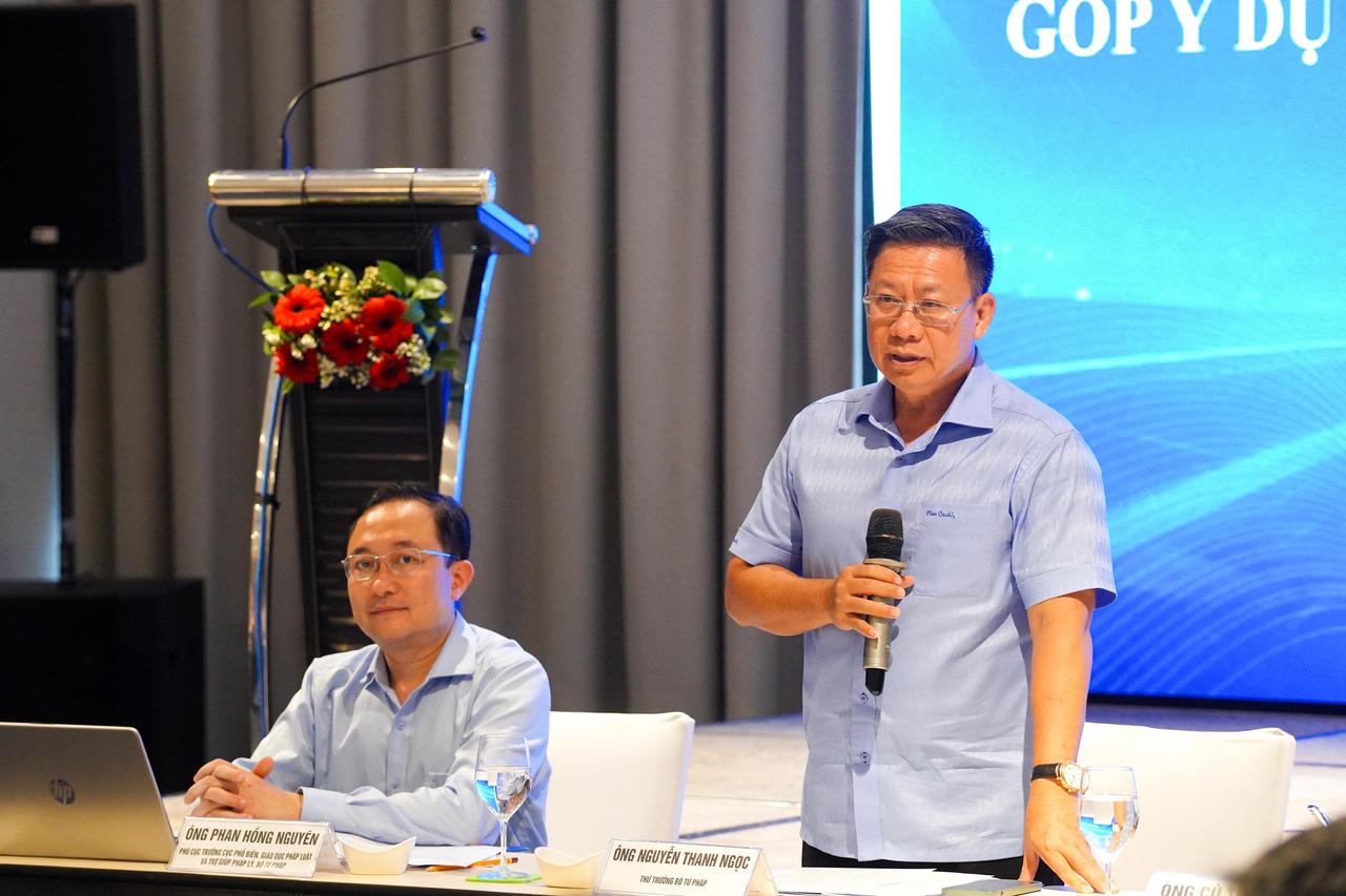 Thứ trưởng Nguyễn Thanh Ngọc phát biểu