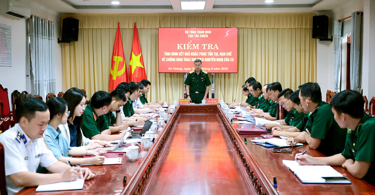 Kiểm tra kết quả khắc phục tồn tại, hạn chế trong chống khai thác IUU tại An Giang