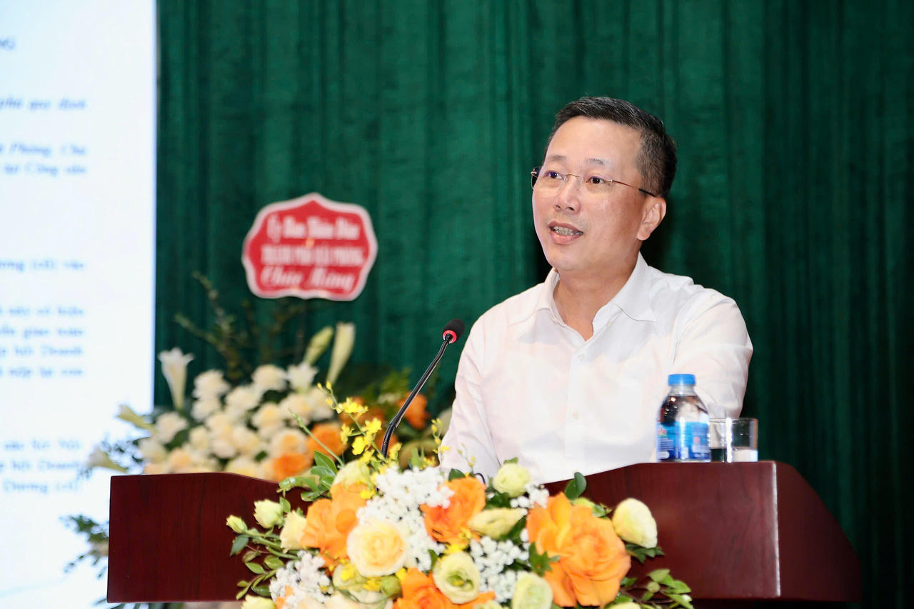 Đại diện Hiệp hội Doanh nghiệp TP Hải Phòng phát biểu tại Hội nghị.