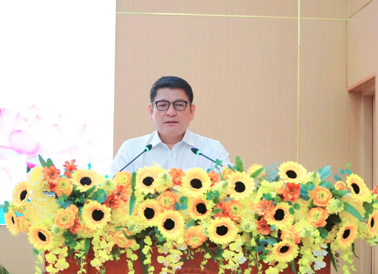 Ông Bùi Quốc Thái, Giám đốc Sở Du lịch tỉnh An Giang phát biểu