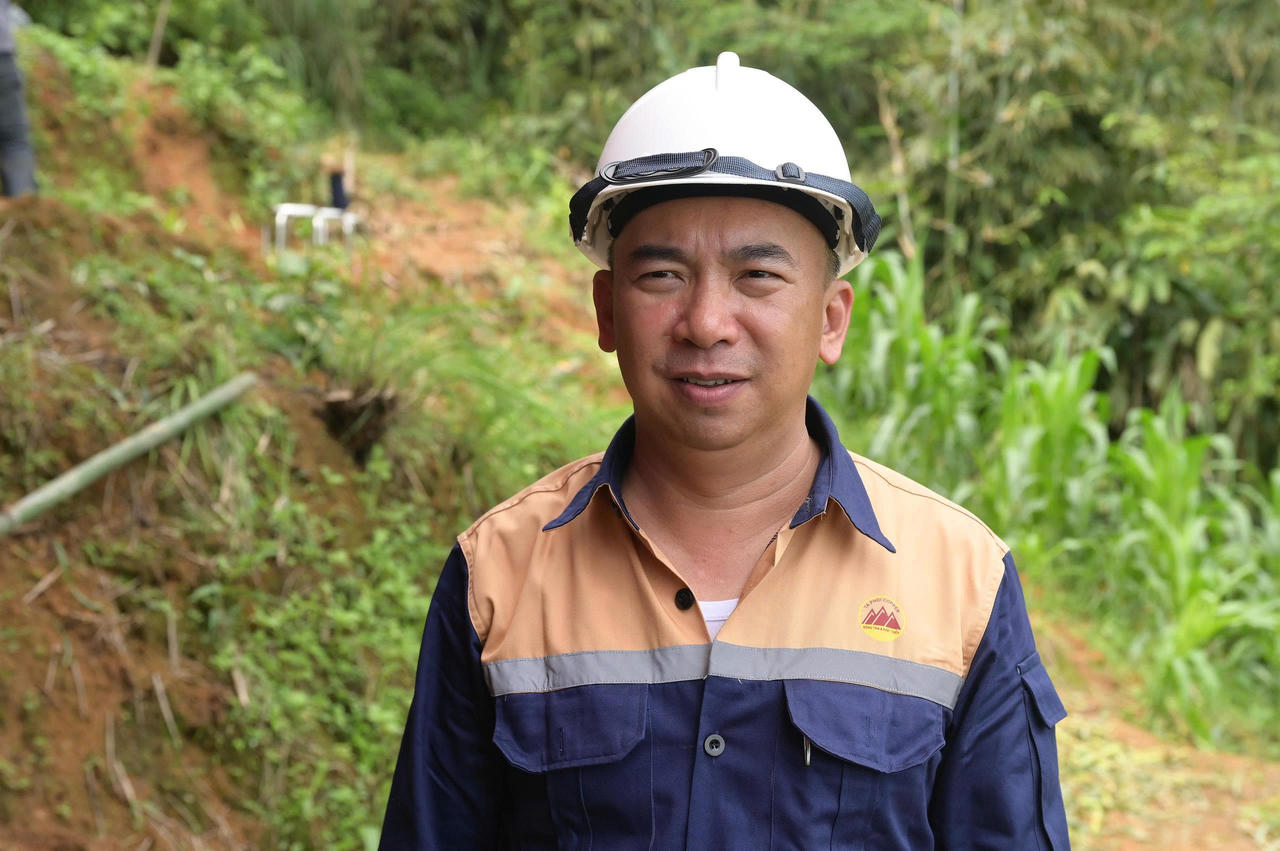 Ông Bùi Tiến Hải, Giám đốc Công ty Cổ phần Đồng Tả Phời - Vinacomin 