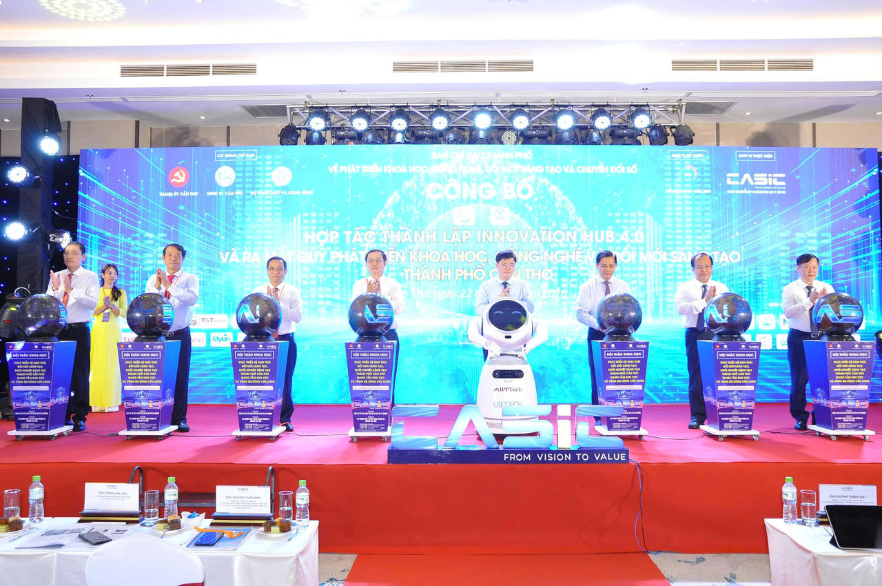 Công bố hợp tác thành lập Innovation Hub 4.0 và Ra mắt Quỹ Phát triển khoa học, công nghệ và đổi mới sáng tạo thành phố Cần Thơ