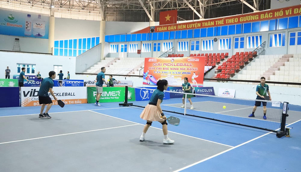 Sắp diễn ra Giải Pickleball và Bóng bàn báo chí Bắc Ninh mở rộng năm 2026