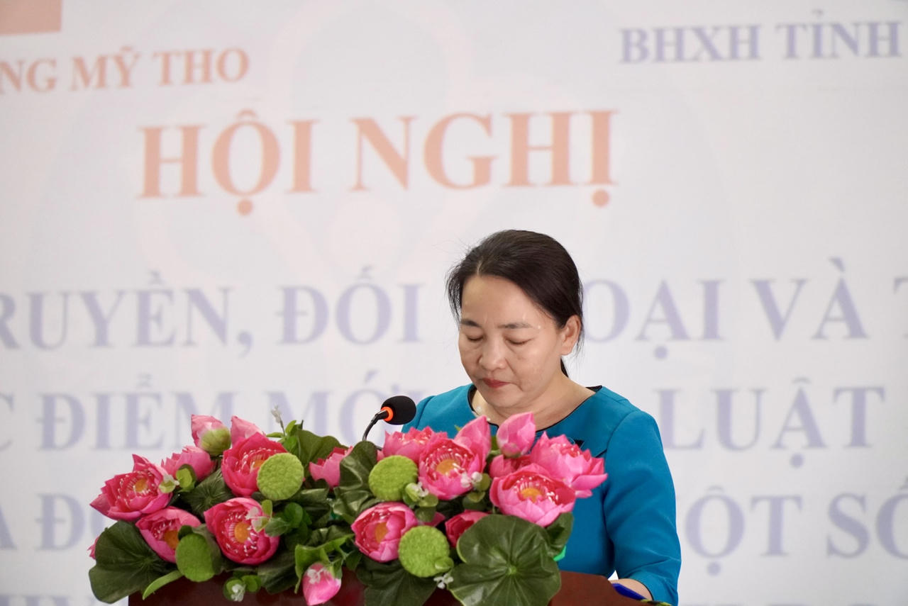Bà Trần Thị Thanh Tâm - Phó Chủ tịch UBND phường Mỹ Tho
