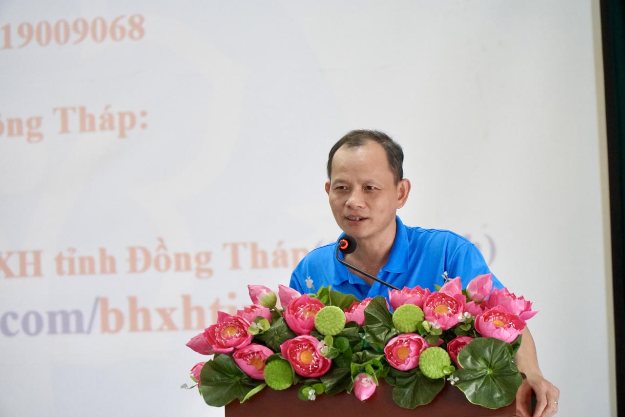 Ông Nguyễn Văn Thanh - Phó Trưởng Phòng Quản lý thu và phát triển người tham gia