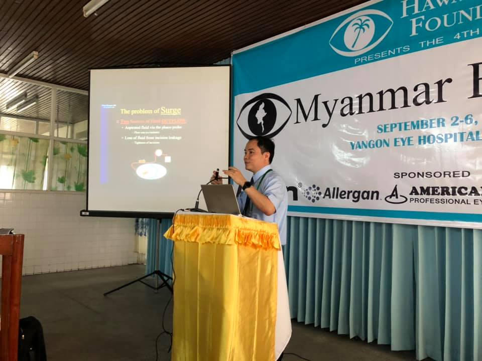 Giảng dạy tại&nbsp;Myanmar năm 2019